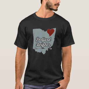 Camiseta Alturas de Bedford Ohio OH Cidade Estado EUA Souv