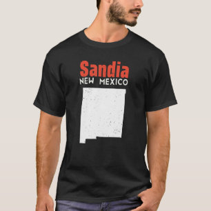 Camiseta Alturas Sandia EUA América Estado Viagens Novo Méx