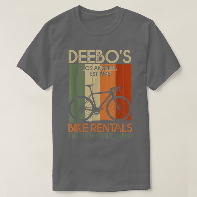 Camiseta Alugueiros de bicicleta de Deebo (Frente do Design)