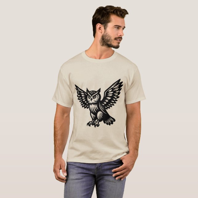 Camiseta Aluguel Coruja (Frente Completa)