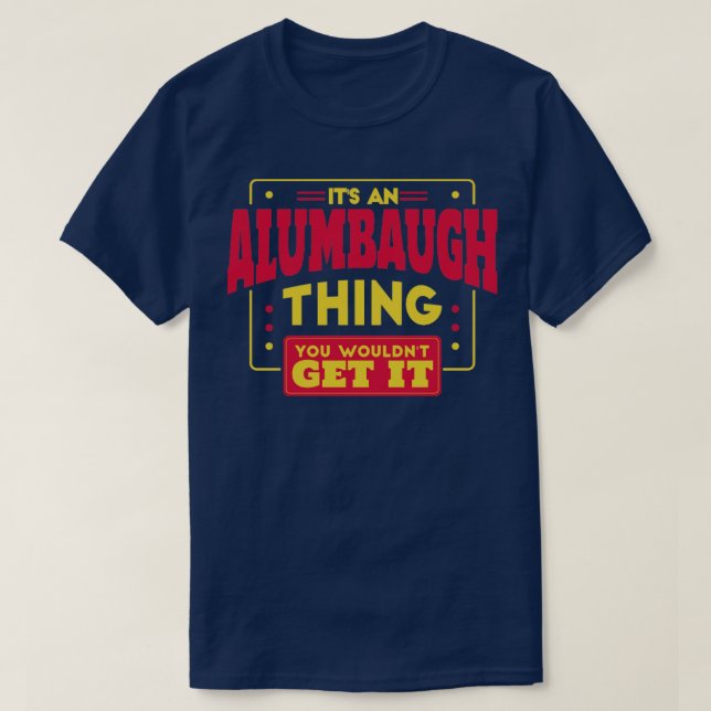 Camiseta Alumbaugh (Frente do Design)