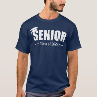 Camiseta Aluna da turma de formatura de 2023 com touca de g