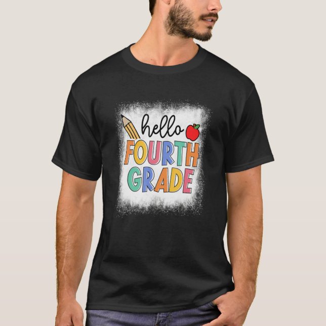 Camiseta Aluno Aluno Aluno do Quarto Grau De Volta A T (Frente)