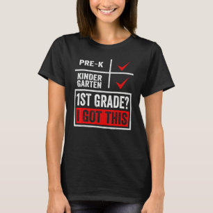 Camiseta Aluno da 1ª Série Volta às Aulas Crianças Estudant