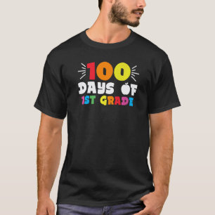 Camiseta Aluno da Primeira Série Professor 100 Dias De