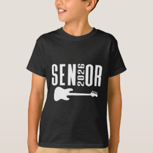 Camiseta Aluno Da Turma De 2026 Música Tema B Guitarrista G
