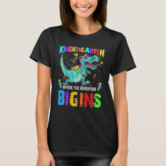 Camiseta Aluno de Dinossauro Cuidado Estou Indo Esmagar Pré