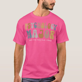 Camiseta Aluno de Psicologia Engraçado Maior Psicologia Eng