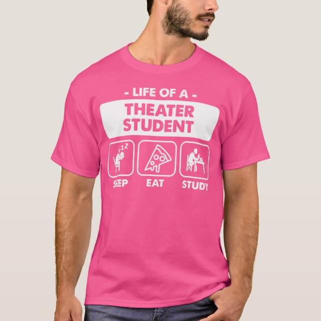 Camiseta Aluno de Teatro (Frente)