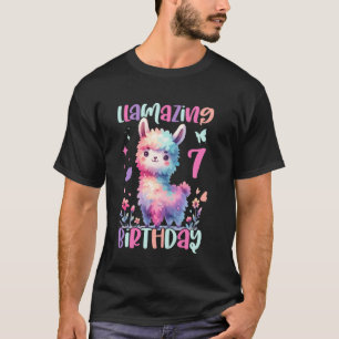 Camiseta Aluno do Partido da Família Cute Llama, 7 de Anive