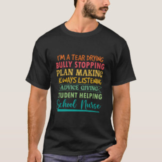 Camiseta Aluno que Seca Lágrimas Enfermeira da Escola Helg 