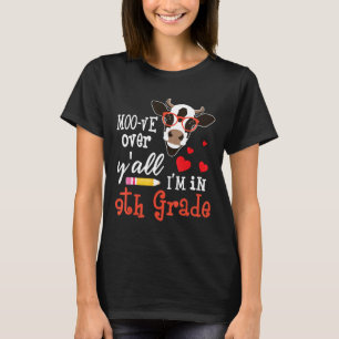 Camiseta Aluno Vaca Sai Pra Lá Galera Estou No 9º Ano Feliz
