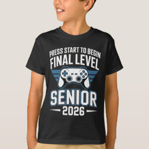 Camiseta Aluno Veterano De 2026 Volta À Escola Jogador Seni