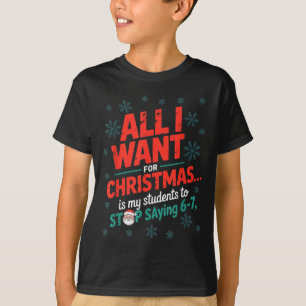 Camiseta Alunos Dizendo 6-7 67 Seis Sete Professor Divertid