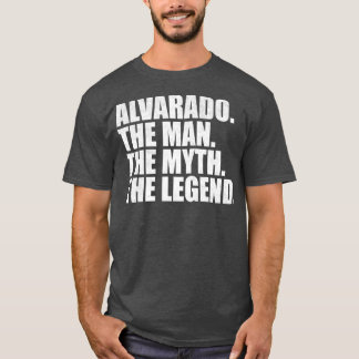 Camiseta Alvarado Nome da família Alvarado sobrenome Al