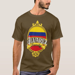 Camiseta Alvarez Family Colombia flag