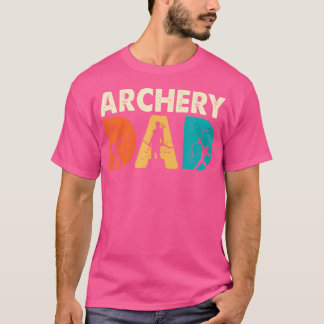 Camiseta Alvo de Arco Engraçado do Pai de Archery, disparan