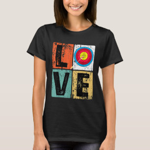 Camiseta Alvo de Arquearia do Amor Vintage Arquearia