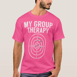 Camiseta Alvo de Intervalo de Disparos Engraçado da Terapia