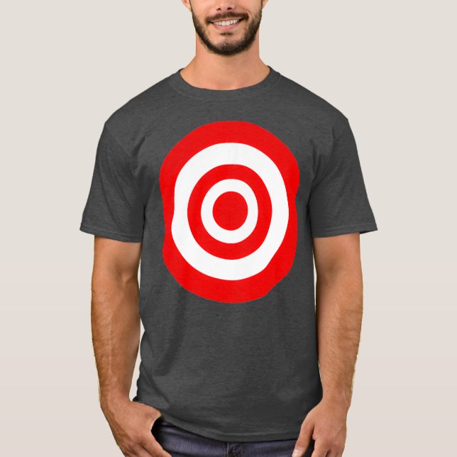 Camiseta Alvo de Placa Dart Bullseye (Frente)