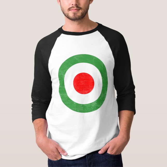 Camiseta Alvo italiano da modificação (Frente)