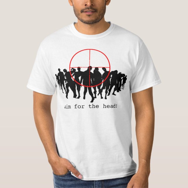 Camiseta Alvo para a cabeça! (Frente)