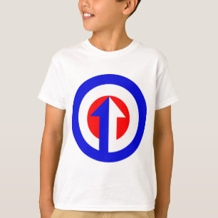 Camiseta Alvo & seta modernos