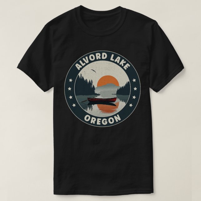 Camiseta Alvord Lake Oregon Sunset (Frente do Design)