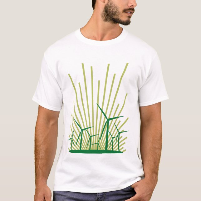 Camiseta alvorecer: raio de luz (Frente)