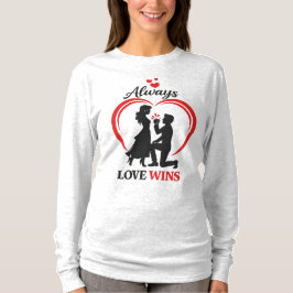 Camiseta Always Love Wins Classic Unisex Long Sleeve Tee