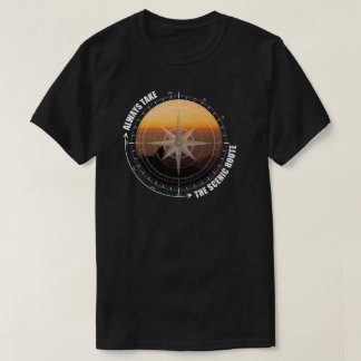 Camiseta Always Take The Scenic Route Hiking Lovers 