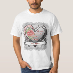 Camiseta Always Young Silver Heart