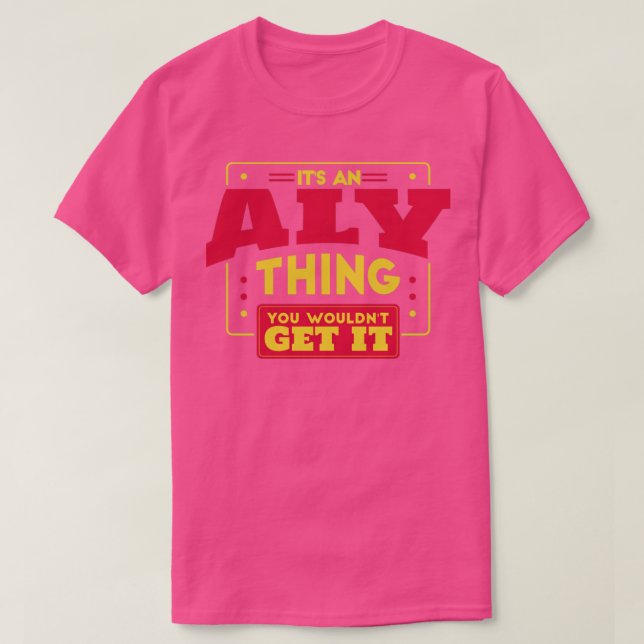 Camiseta Aly (Frente do Design)