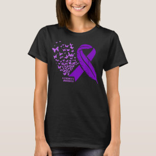 Camiseta Alzheimer - Alzheimer Roxo