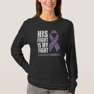 Camiseta Alzheimer consciência Demência em Fita Roxa Mãe D