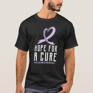 Camiseta Alzheimer Consciência Eu Visto Roxo para Esperança