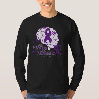 Camiseta Alzheimer's Awareness Purple Ribbon
