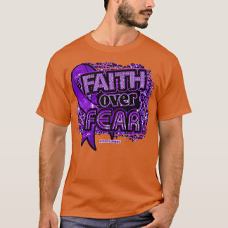 Camiseta Alzheimers conscientizam Fé da Fita da Fita sobre