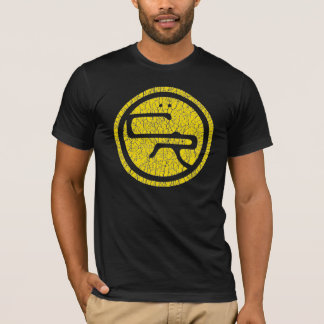 Camiseta Am App T básico - amarelo/preto