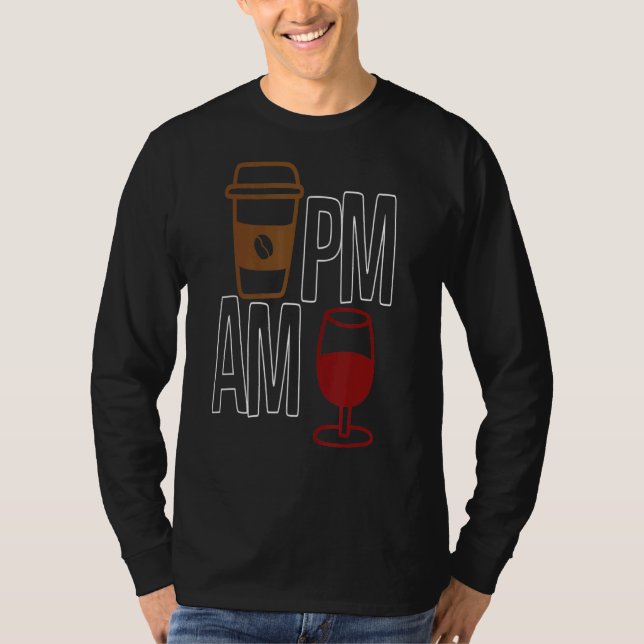 Camiseta AM Café PM Win Roupa sarcasmo 2 (Frente)