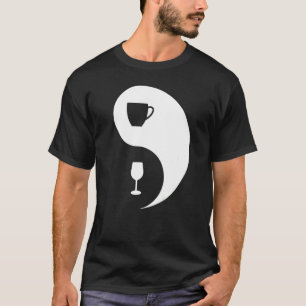 Camiseta AM Café PM Win Yin e Yang