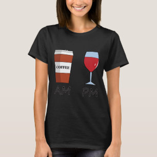 Camiseta Am Café Pm Wine 24