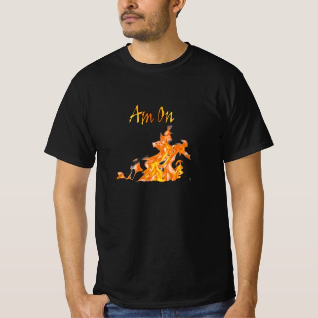 Camiseta Am on Real Fire (Frente)