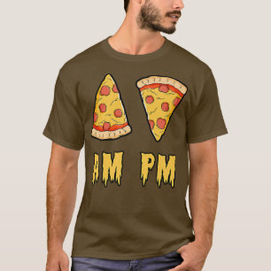 Camiseta AM Pizza PM Pizza Engraçado Retro Premium T-Shirt