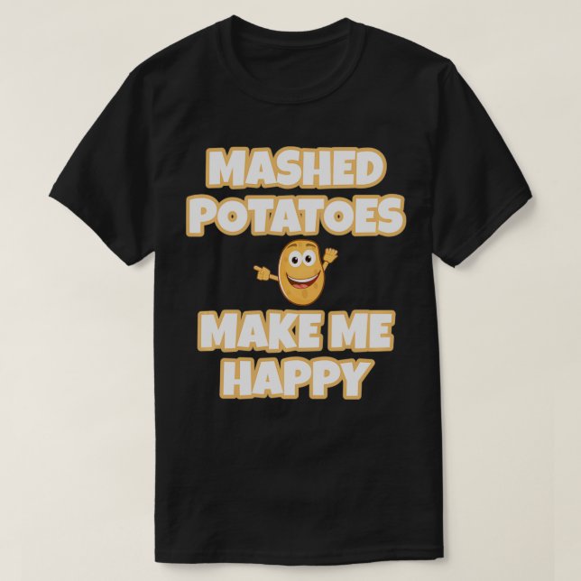 Camiseta Ama De Batata Lavada Para Comer Batatas Lavadas Pu (Frente do Design)