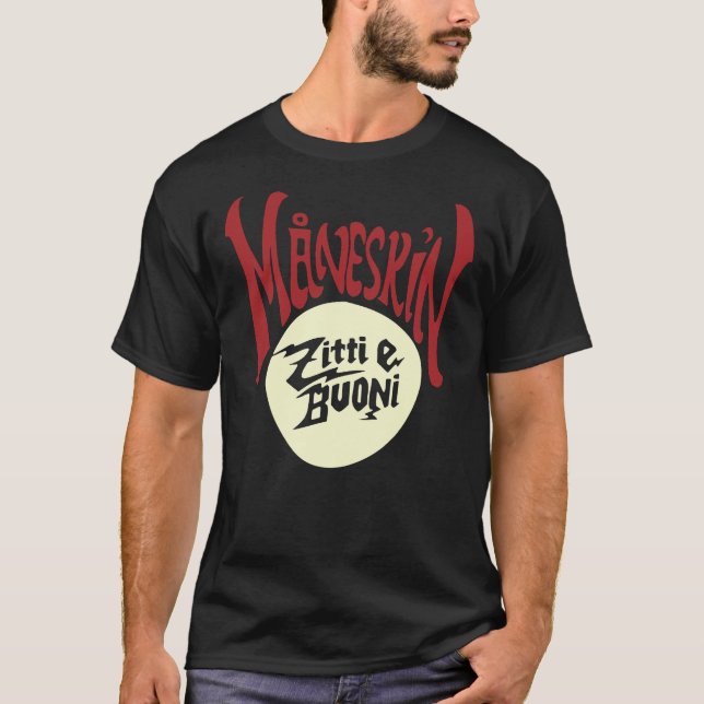 Camiseta &Amã de Måneskin; Merch maneskin Classic T-S (Frente)
