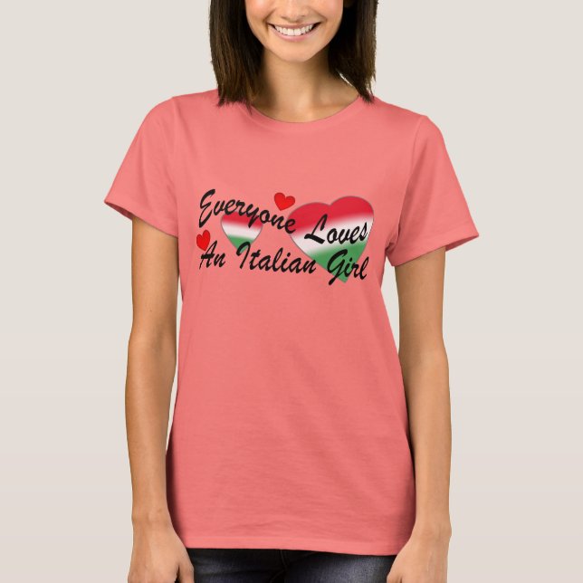 Camiseta Ama Garota Italiana I (Frente)