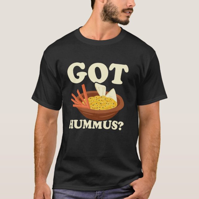 Camiseta Ama Humus Amante de Comida Vegana (Frente)
