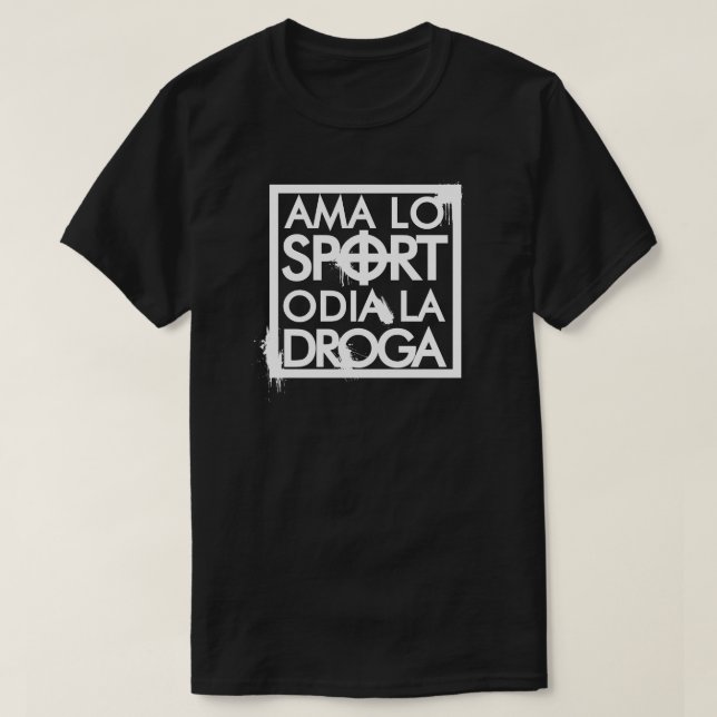 CAMISETA AMA LO SPORT (Frente do Design)