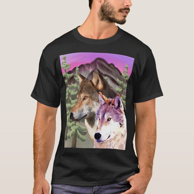 Camiseta Ama Lobo Rosto 16 (Frente)